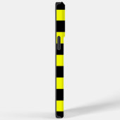Neon Yellow Black Kleur Stripes Case-Mate iPhone Case (Achterkant / Rechts)