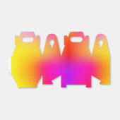 Neon Yellow en roze Bedankdoosjes (Uitgevouwen)