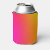 Neon Yellow en roze Blikjeskoeler (Blikje Achterkant)