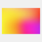 Neon Yellow en roze Inpakpapier Vel (Voorkant 2)