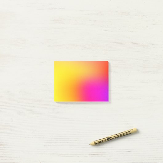 Neon Yellow en roze Post-it® Notes (Op bureau)