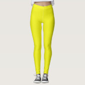 Neon Yellow Funky Leggings (Voorkant)