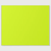 Neon Yellow Green Flourescent Chartreuse Cadeaupapier (Vlak)