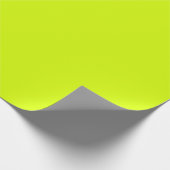 Neon Yellow Green Flourescent Chartreuse Cadeaupapier (Hoek)