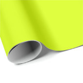 Neon Yellow Green Flourescent Chartreuse Cadeaupapier (Rol Hoek)
