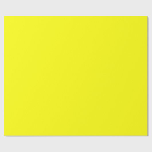 Neon yellow hex code FFFF01 Cadeaupapier (Vlak)