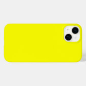 Neon yellow hex code FFFF01 Case-Mate iPhone Case (Achterkant (horizontaal))
