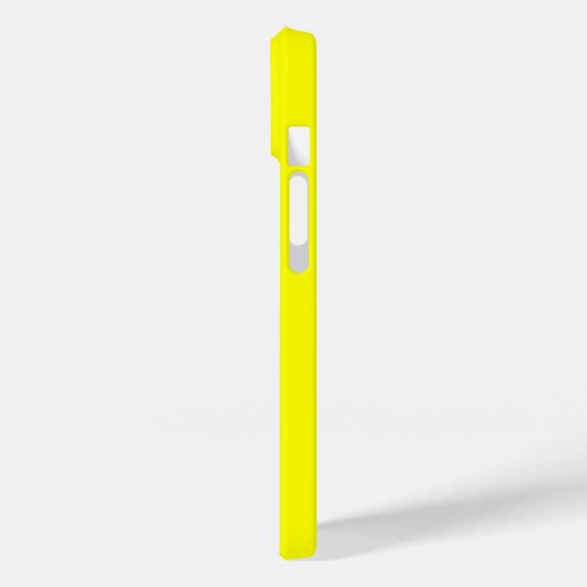Neon yellow hex code FFFF01 Case-Mate iPhone Case (Achterkant / Links)