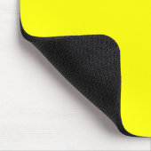 Neon yellow hex code FFFF01 Muismat (Hoek)