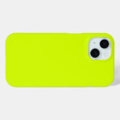 Neon Yellow, High Visibility Chartreuse Case-Mate iPhone Case (Achterkant (horizontaal))