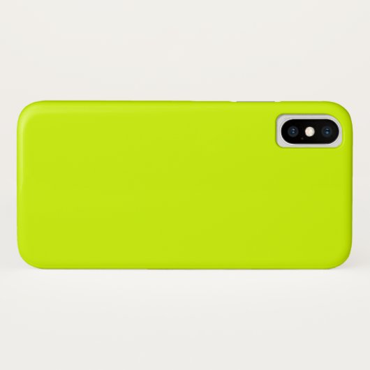 Neon Yellow, High Visibility Chartreuse Case-Mate iPhone Case (Achterkant (horizontaal))