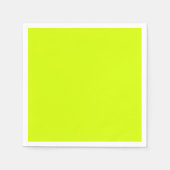 Neon Yellow, High Visibility Chartreuse Servet (Voorkant)