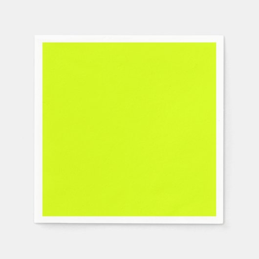 Neon Yellow, High Visibility Chartreuse Servet (Voorkant)