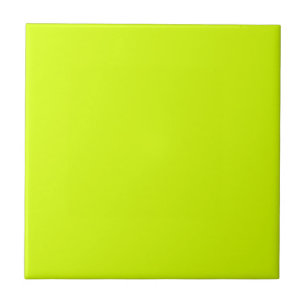 Neon Yellow, High Visibility Chartreuse Tegeltje