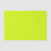 Neon Yellow, High Visibility Chartreuse Tissuepapier (Voorkant)