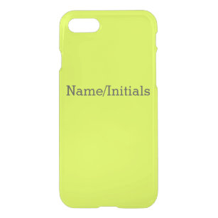 Neon Yellow, High Visibility Chartreuse iPhone SE/8/7 Hoesje