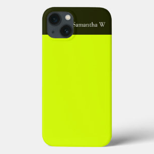 Neon Yellow, hoog zicht iPhone 13 Hoesje