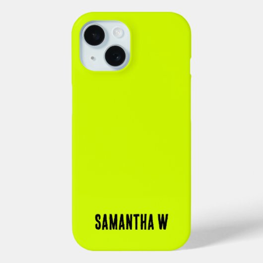 Neon Yellow, hoog zicht Case-Mate iPhone Case (Achterkant)