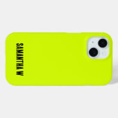Neon Yellow, hoog zicht Case-Mate iPhone Case (Achterkant (horizontaal))