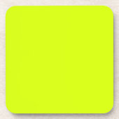 Neon Yellow, hoog zicht Drankjes Onderzetter (Voorkant)