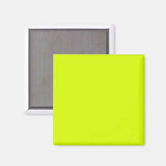 Neon Yellow, hoog zicht Magneet (Voorkant / Achterkant)