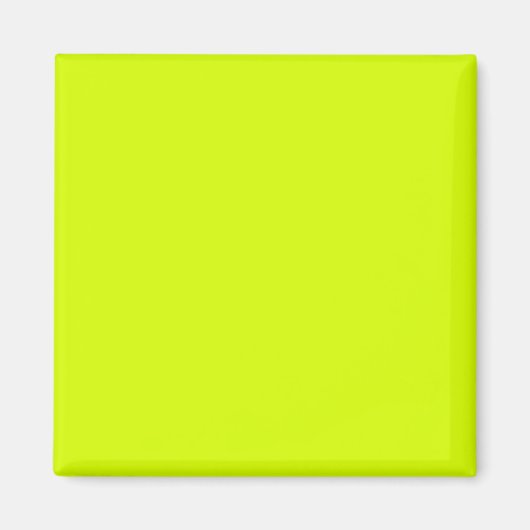 Neon Yellow, hoog zicht Magneet (Voorkant)