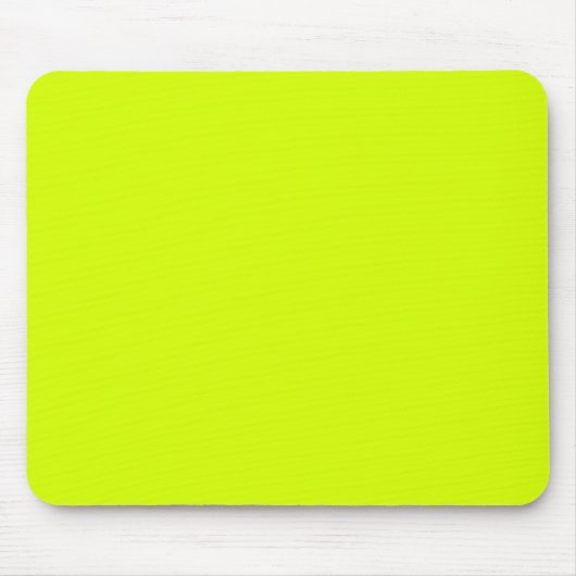 Neon Yellow, hoog zicht Muismat (Voorkant)