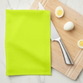 Neon Yellow, hoog zicht Theedoek (Quarter Fold)