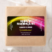 Neon Yellow Nicotine Vape E Juice Labels (Insitu)