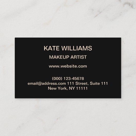 Neon yellow polka dot, polka dot, elegant visitekaartje (Achterkant)