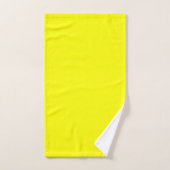 Neon Yellow Solid Color Bad Handdoek (Handdoek)