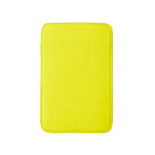 Neon Yellow Solid Color Badmat (Voorkant Verticaal)