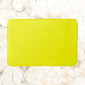 Neon Yellow Solid Color Badmat