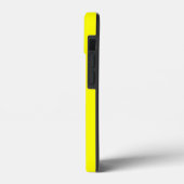 Neon Yellow Solid Color Case-Mate iPhone Case (Achterkant / Links)
