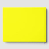 Neon Yellow Solid Color Gastenboek (Achterkant)