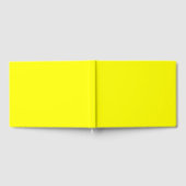 Neon Yellow Solid Color Gastenboek (Volledig)