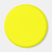 Neon Yellow Solid Color Magneet (Voorkant)