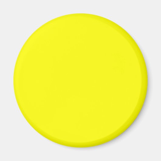 Neon Yellow Solid Color Magneet (Voorkant)