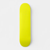 Neon Yellow Solid Color Persoonlijk Skateboard (Voorkant)