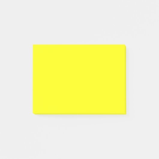 Neon Yellow Solid Color Post-it® Notes (Voorkant)