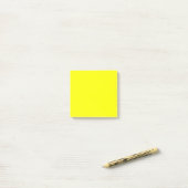 Neon Yellow Solid Color Post-it® Notes (Op bureau)
