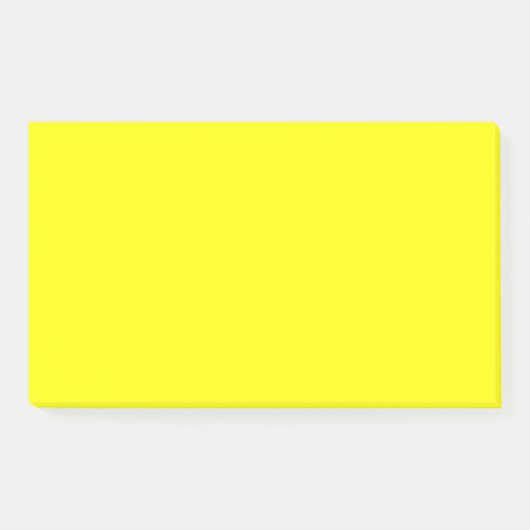 Neon Yellow Solid Color Post-it® Notes (Voorkant)