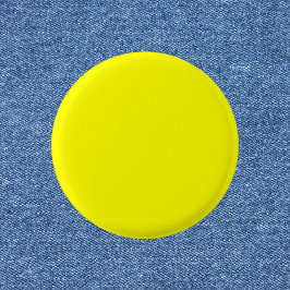 Neon Yellow Solid Color Ronde Button 3,2 Cm