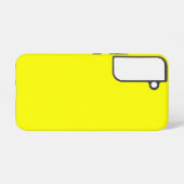 Neon Yellow Solid Color Samsung Galaxy Hoesje (Achterkant horizontaal)