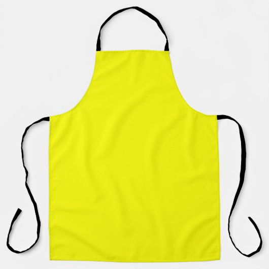 Neon Yellow Solid Color Schort (Voorkant)