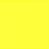 Neon Yellow Solid Color Sticker (Voorkant)