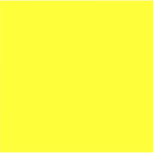 Neon Yellow Solid Color Sticker (Voorkant)
