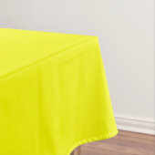 Neon Yellow Solid Color Tafelkleed (Voorbeeld)