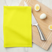 Neon Yellow Solid Color Theedoek (Quarter Fold)