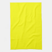 Neon Yellow Solid Color Theedoek (Verticaal)